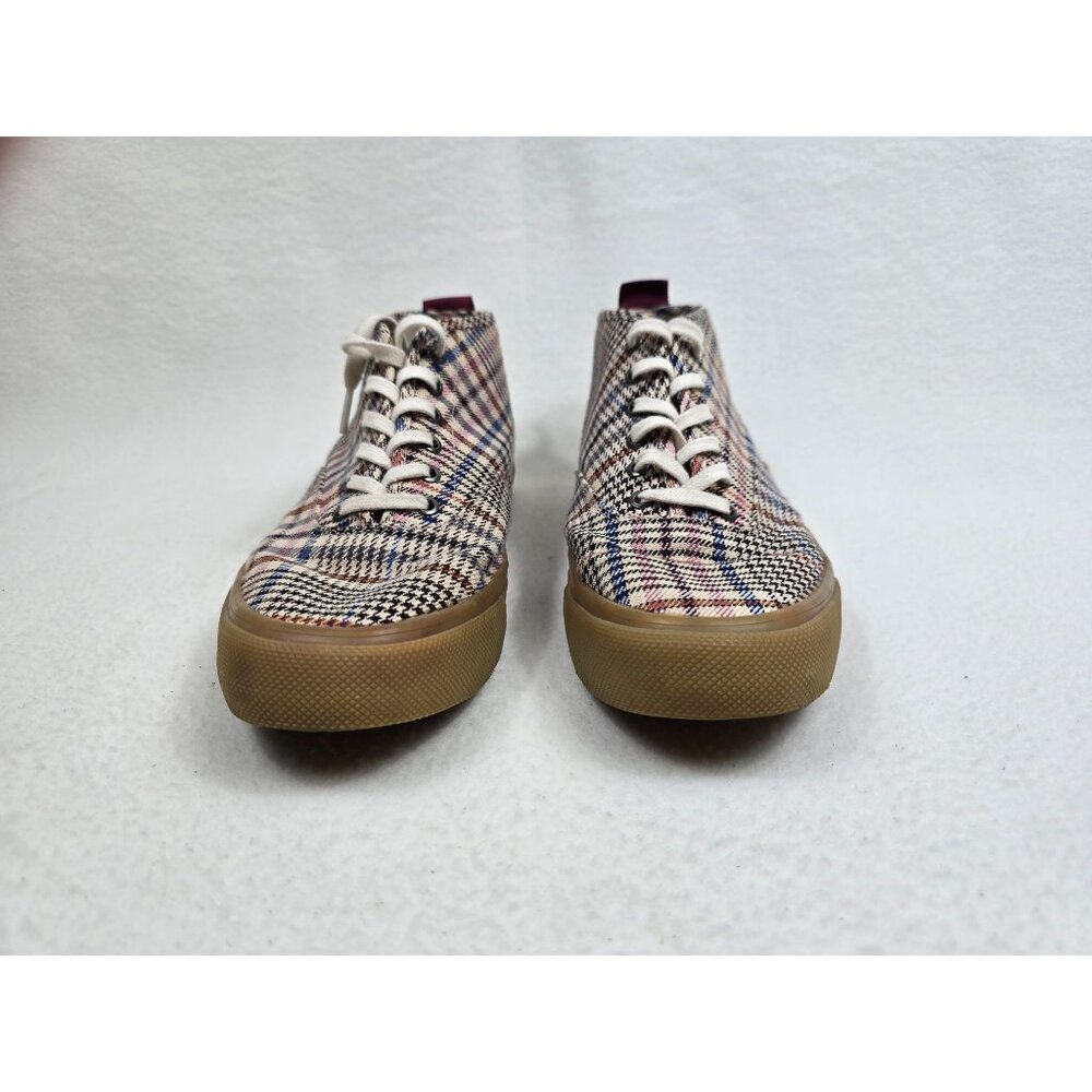 Plaid Seavees Legend 90 High-Top Sneakers Size 10 Gum Sole Womens - Picture 2 of 8